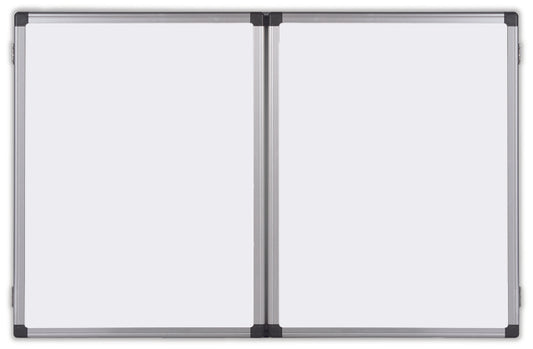 Bi-Office Maya Trio Magnetic Lacquered Steel Whiteboard Aluminium Frame 1200x900mm - TR02020108170 - NWT FM SOLUTIONS - YOUR CATERING WHOLESALER