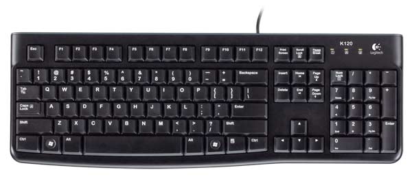 Logitech K120 USB Keyboard - NWT FM SOLUTIONS - YOUR CATERING WHOLESALER