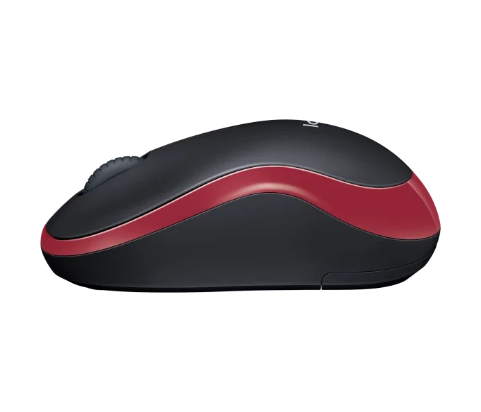 Logitech M185 Red Wireless Mouse