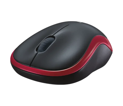 Logitech M185 Red Wireless Mouse