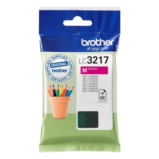 Brother Magenta Ink Cartridge 9ml - LC3217M - NWT FM SOLUTIONS - YOUR CATERING WHOLESALER