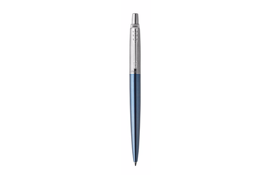 Parker Jotter Ballpoint Pen Waterloo Blue/Chrome Barrel Blue Ink Gift Box - 1953191 - NWT FM SOLUTIONS - YOUR CATERING WHOLESALER