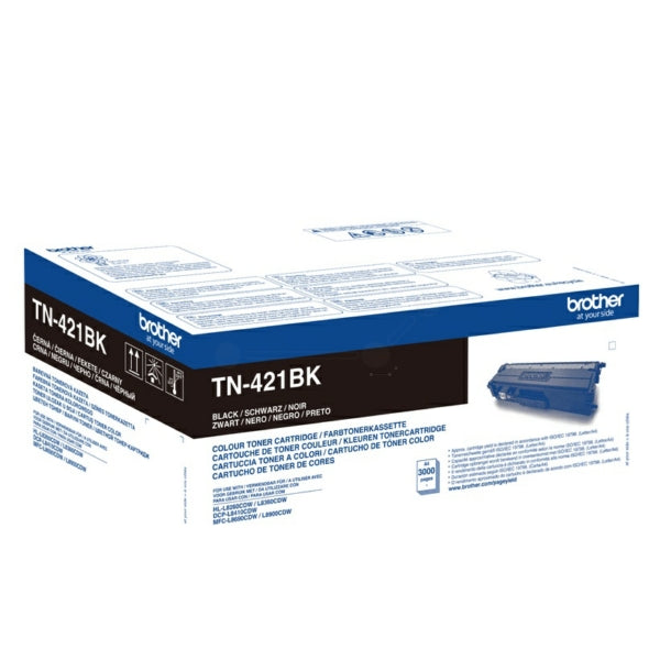 Brother Black Toner Cartridge 3k pages - TN421BK - NWT FM SOLUTIONS - YOUR CATERING WHOLESALER