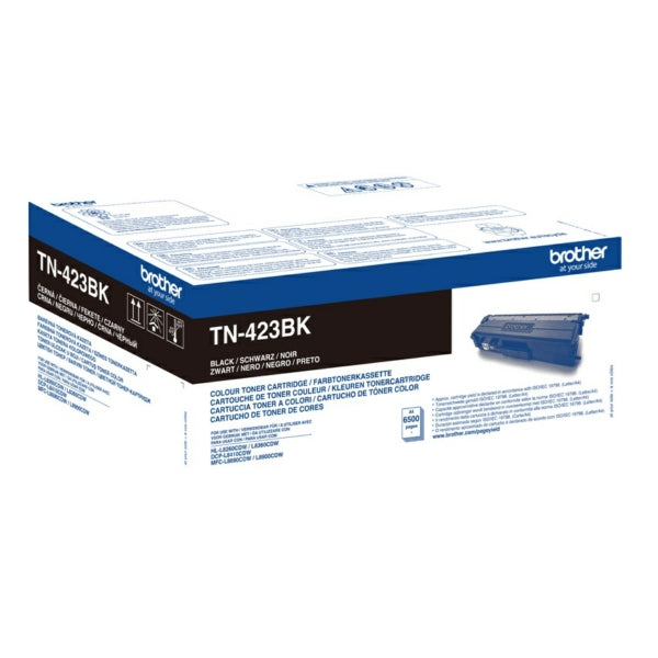 Brother Black Toner Cartridge 6.5k pages - TN423BK - NWT FM SOLUTIONS - YOUR CATERING WHOLESALER