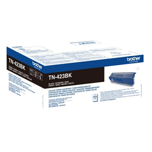 Brother Black Toner Cartridge 6.5k pages - TN423BK - NWT FM SOLUTIONS - YOUR CATERING WHOLESALER