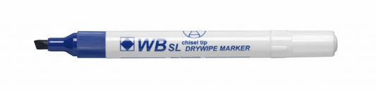 ValueX Whiteboard Marker Chisel Tip 2-5mm Line Blue (Pack 10) - 872003 - NWT FM SOLUTIONS - YOUR CATERING WHOLESALER