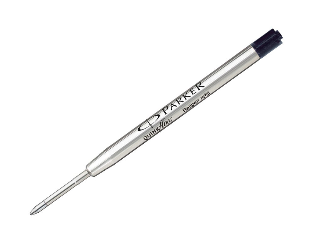 Parker Quink Flow Ballpoint Refill for Ballpoint Pens Medium Black (Pack 2) - 1950372 - NWT FM SOLUTIONS - YOUR CATERING WHOLESALER