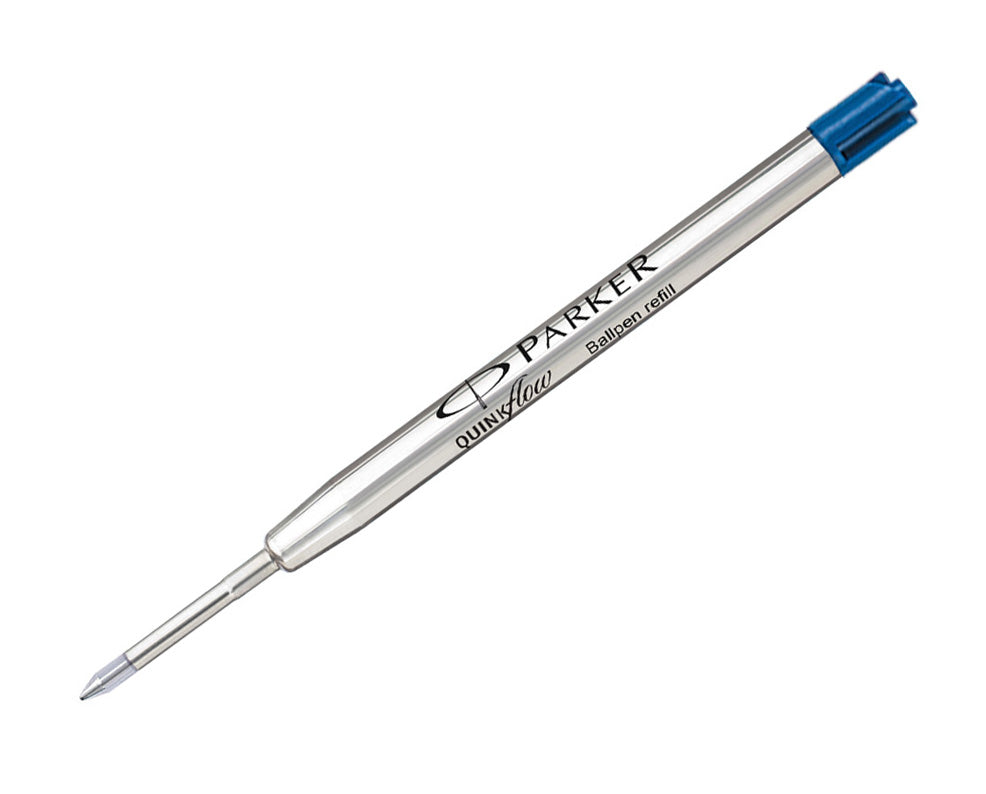 Parker Quink Flow Ballpoint Refill for Ballpoint Pens Medium Blue (Pack 2) - 1950373 - NWT FM SOLUTIONS - YOUR CATERING WHOLESALER