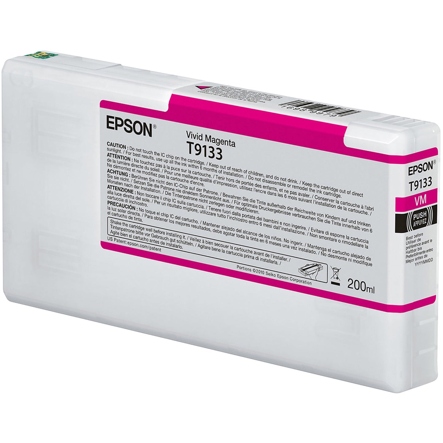 Epson T9133 Vivid Magenta Ink Cartridge 200ml - C13T913300 - NWT FM SOLUTIONS - YOUR CATERING WHOLESALER