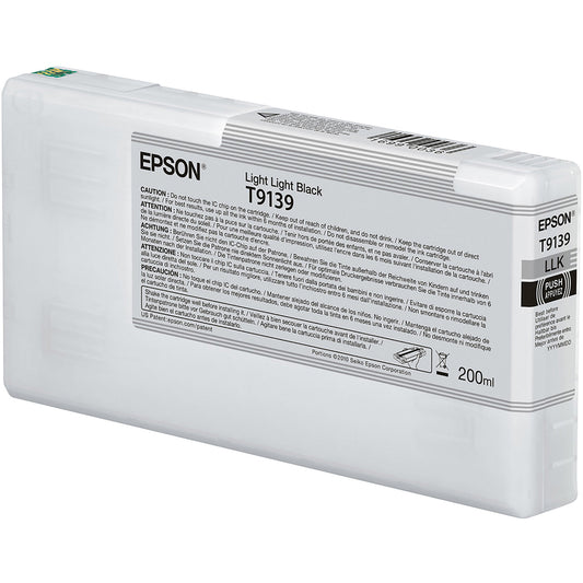 Epson T9139 Light Black Ink Cartridge 200ml - C13T913900 - NWT FM SOLUTIONS - YOUR CATERING WHOLESALER