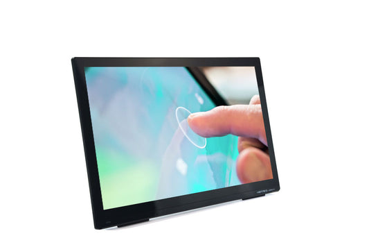 Hannspree HT273HPB 27 Inch Touchscreen IPS HDMI VGA USB Tabletop Monitor - NWT FM SOLUTIONS - YOUR CATERING WHOLESALER