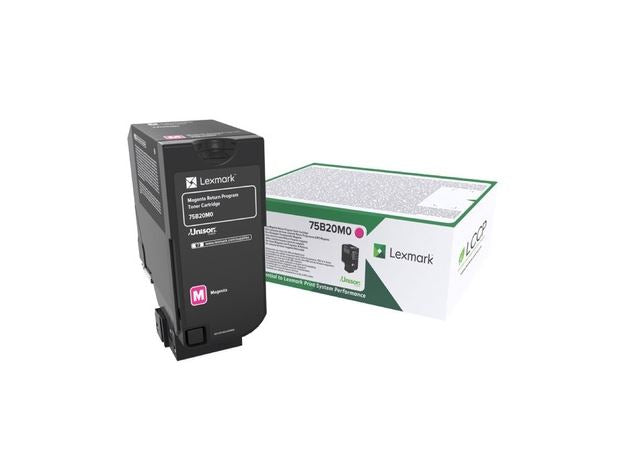 Lexmark Magenta Toner Cartridge 10K pages - 75B20M0 - NWT FM SOLUTIONS - YOUR CATERING WHOLESALER