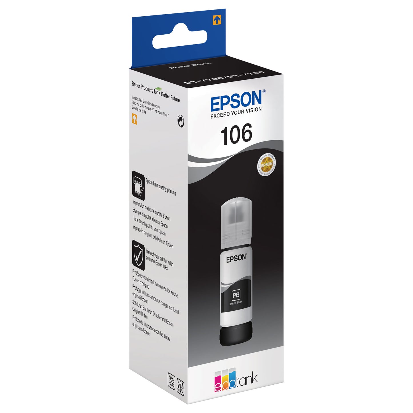 Epson 106 Photo Black Ink Bottle 70ml - C13T00R140 - NWT FM SOLUTIONS - YOUR CATERING WHOLESALER