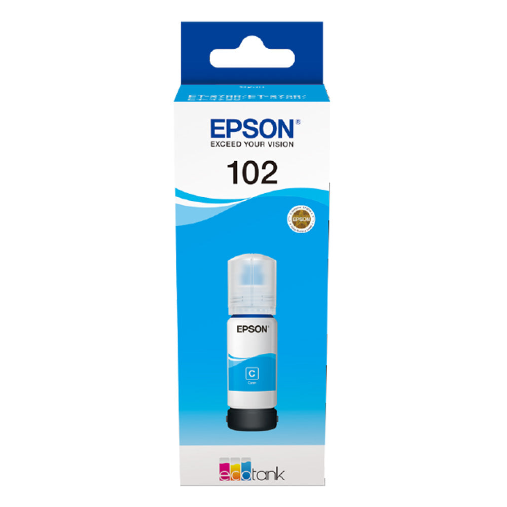 Epson 102 Cyan Ink Cartridge 70ml - C13T03R240 - NWT FM SOLUTIONS - YOUR CATERING WHOLESALER