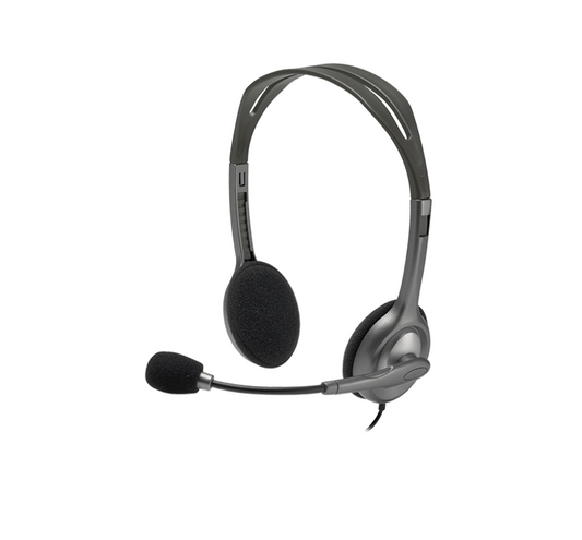 Logitech H110 Noise Canceling Stereo Headset - NWT FM SOLUTIONS - YOUR CATERING WHOLESALER