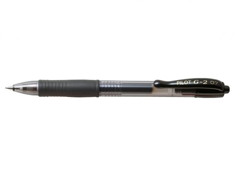 Pilot G-207 Retractable Gel Rollerball Pen 0.7mm Tip 0.39mm Line Black (Pack 20) - 3131910516460 - NWT FM SOLUTIONS - YOUR CATERING WHOLESALER