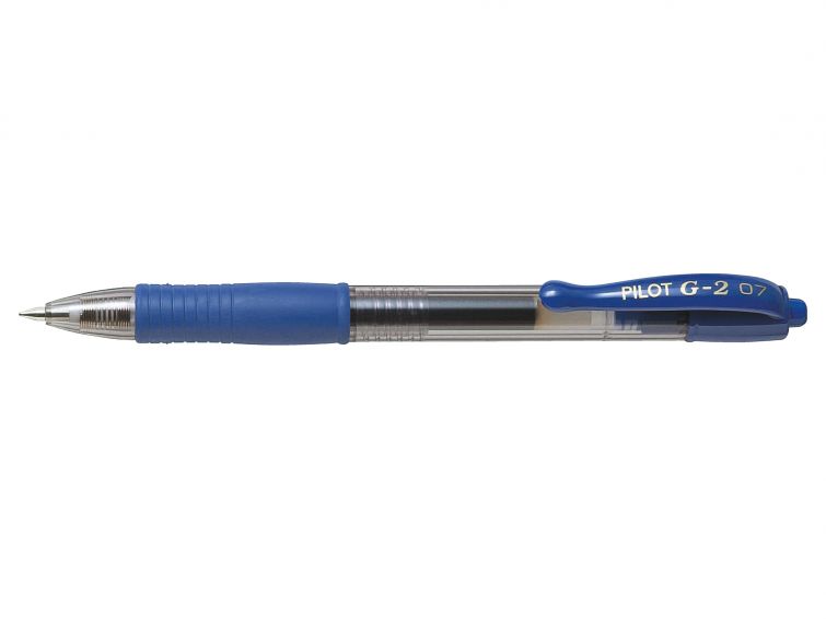 Pilot G-207 Retractable Gel Rollerball Pen 0.7mm Tip 0.39mm Line Blue (Pack 20) - 3131910516477 - NWT FM SOLUTIONS - YOUR CATERING WHOLESALER