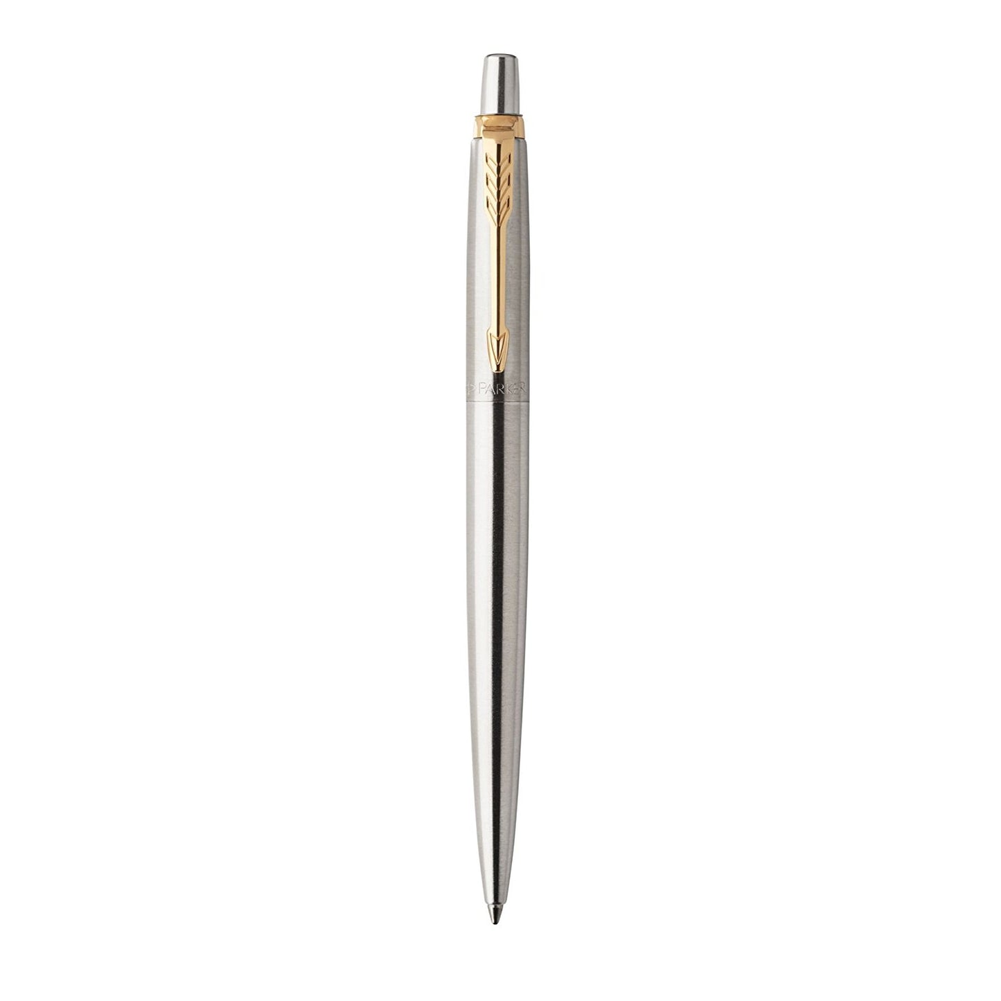 Parker Jotter Ballpoint Pen Stainless Steel/Gold Barrel Blue Ink - 1953206 - NWT FM SOLUTIONS - YOUR CATERING WHOLESALER