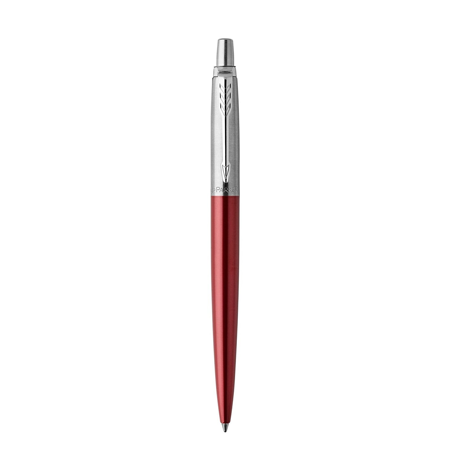 Parker Jotter Ballpoint Pen Red/Chrome Barrel Blue ink - 1953241 - NWT FM SOLUTIONS - YOUR CATERING WHOLESALER