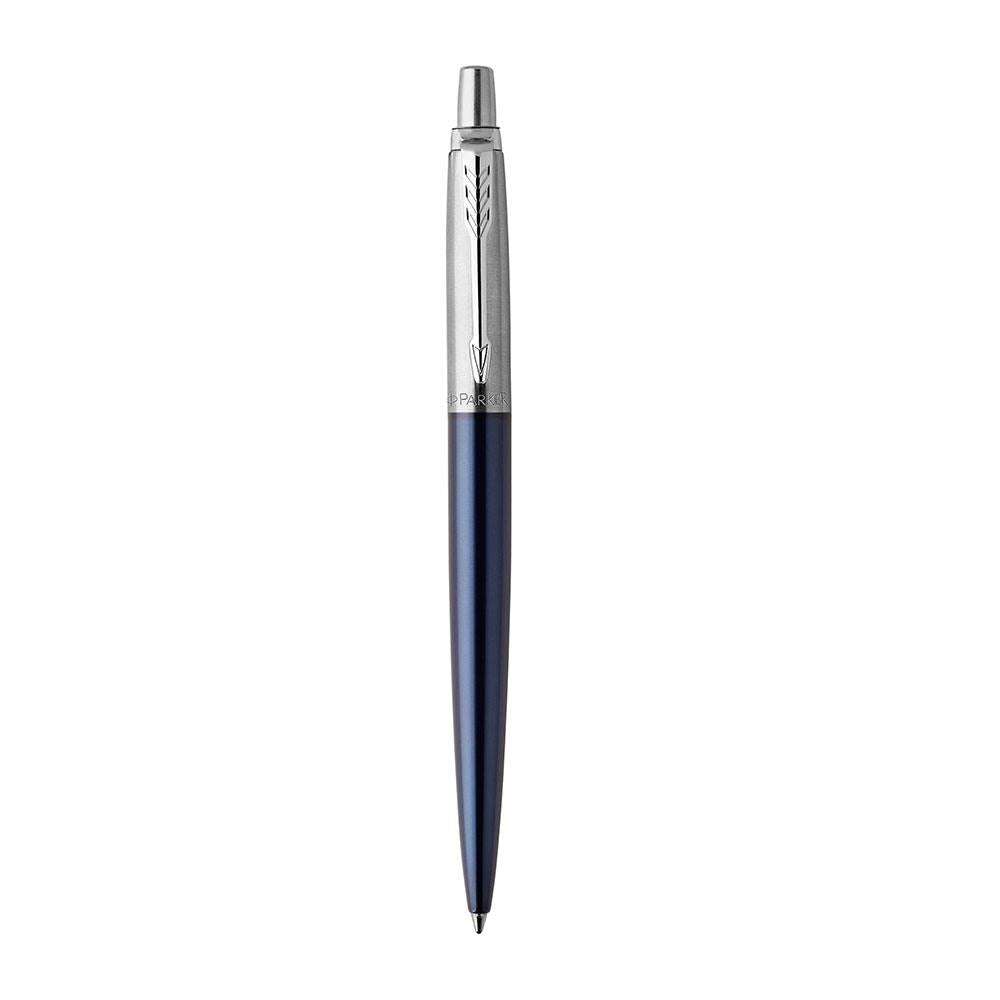 Parker Jotter Ballpoint Pen Blue/Chrome Barrel Blue ink - 1953209 - NWT FM SOLUTIONS - YOUR CATERING WHOLESALER