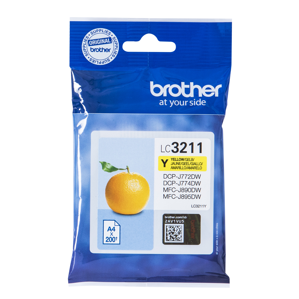 Brother Yellow Ink Cartridge 12ml - LC3211Y - NWT FM SOLUTIONS - YOUR CATERING WHOLESALER