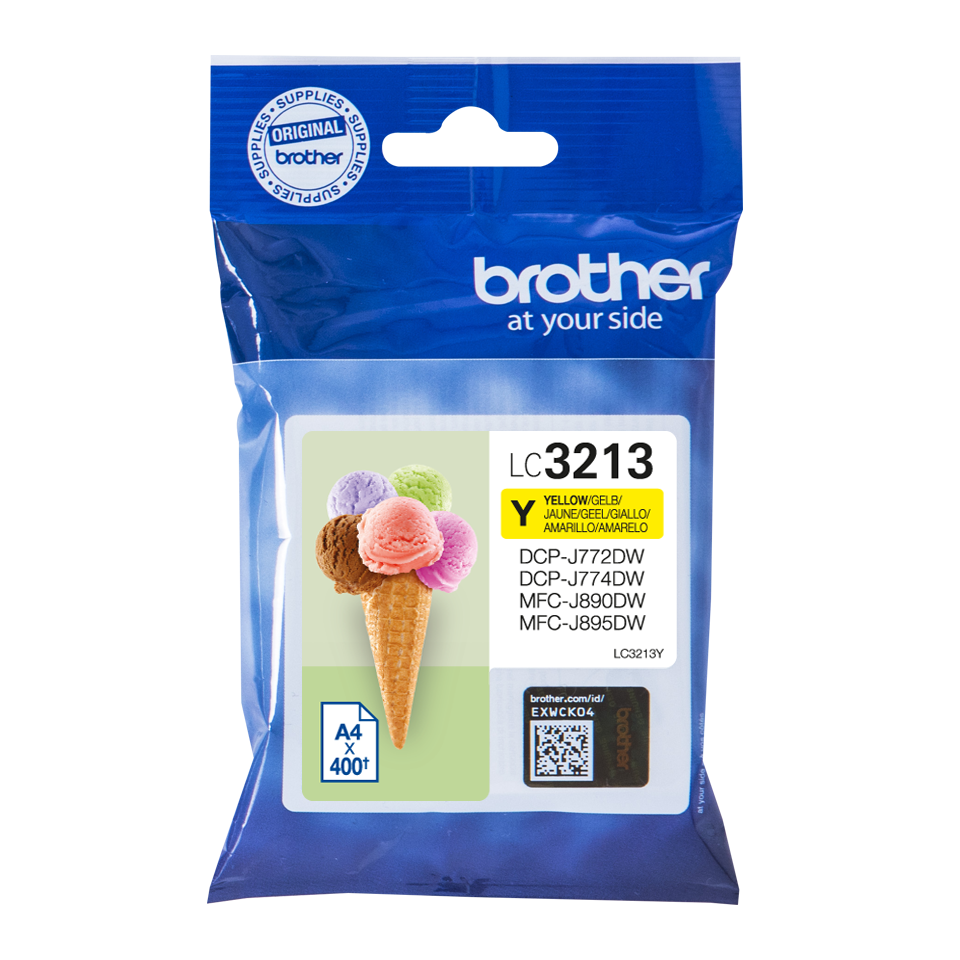 Brother Yellow Ink Cartridge 10ml - LC3213Y - NWT FM SOLUTIONS - YOUR CATERING WHOLESALER