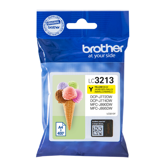 Brother Yellow Ink Cartridge 10ml - LC3213Y - NWT FM SOLUTIONS - YOUR CATERING WHOLESALER