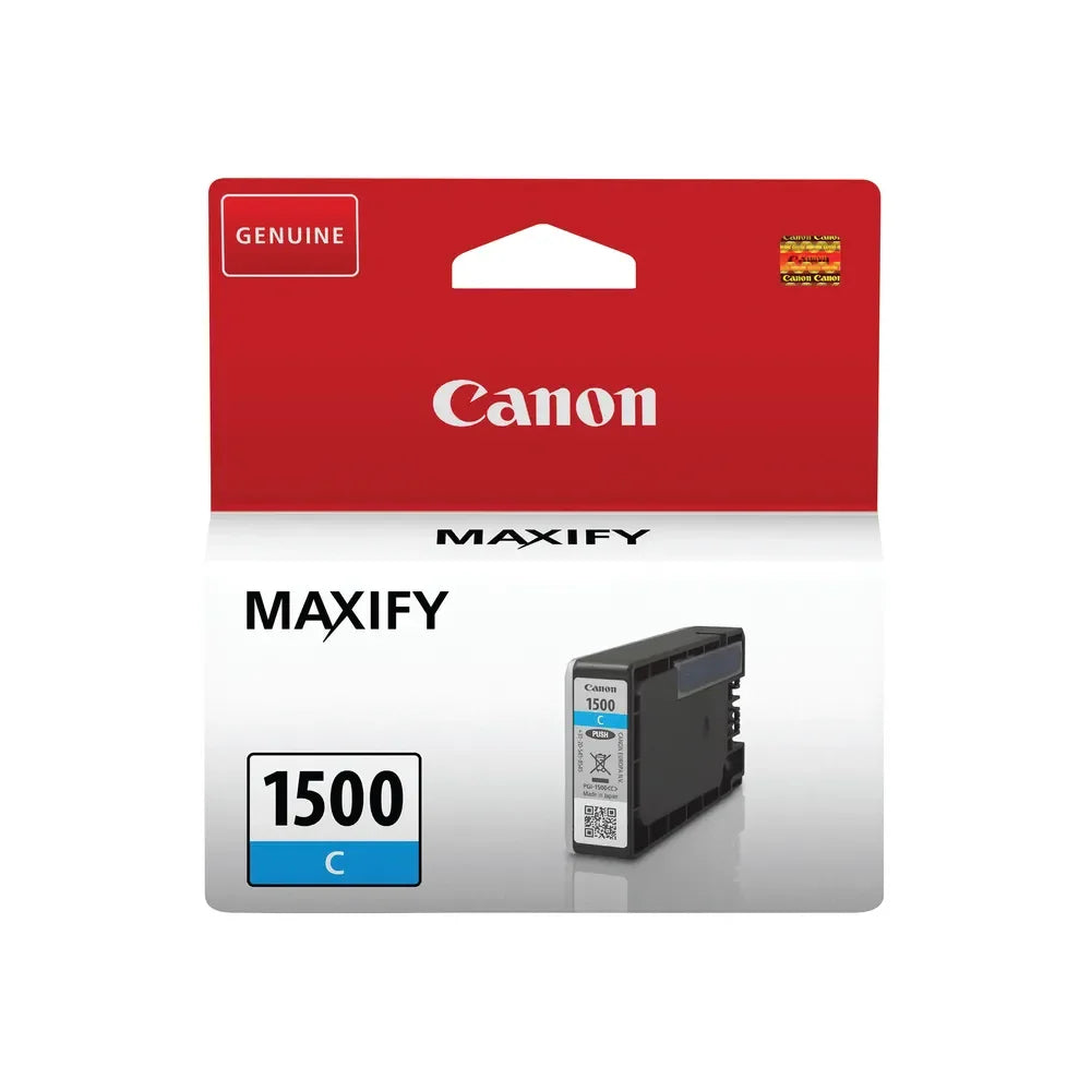 Canon PGI1500 Cyan Standard Capacity Ink Cartridge 300 Pages - 9229B001 - NWT FM SOLUTIONS - YOUR CATERING WHOLESALER