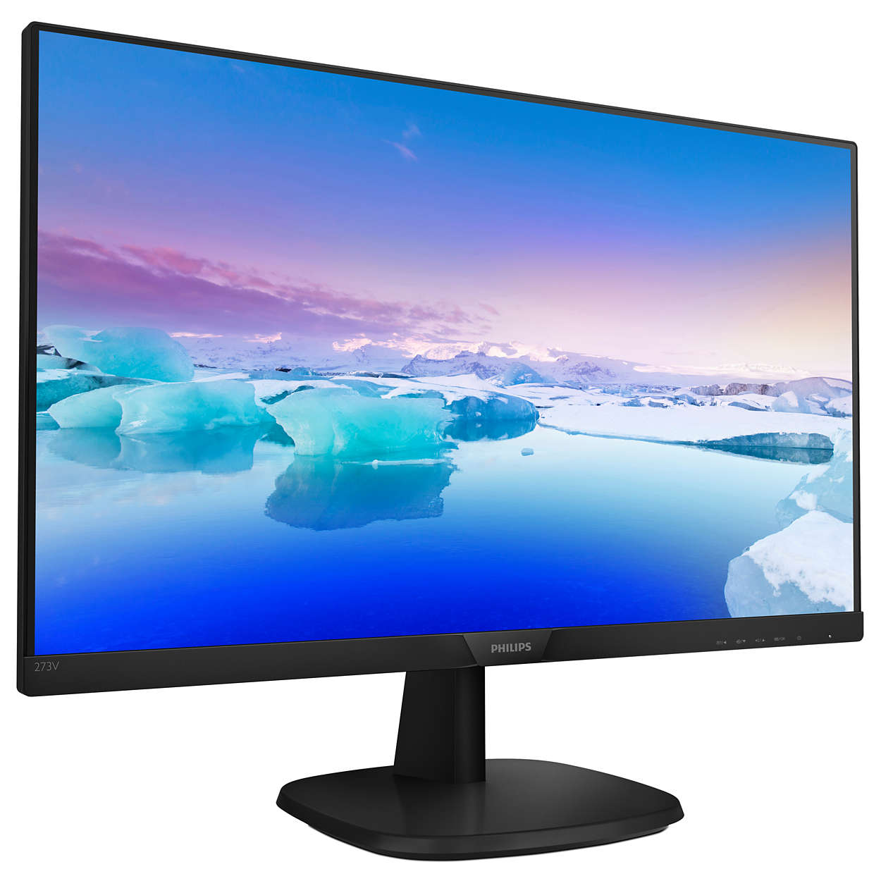 Philips V Line 273V7QDAB 27 Inch 1920 x 1080 Pixels Full HD IPS Panel HDMI DVI VGA Monitor