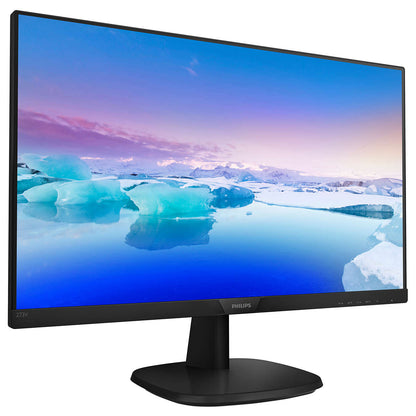 Philips V Line 273V7QDAB 27 Inch 1920 x 1080 Pixels Full HD IPS Panel HDMI DVI VGA Monitor