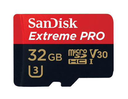 Sandisk Extreme Pro 32GB MiniSDHC UHSI Memory Card - NWT FM SOLUTIONS - YOUR CATERING WHOLESALER