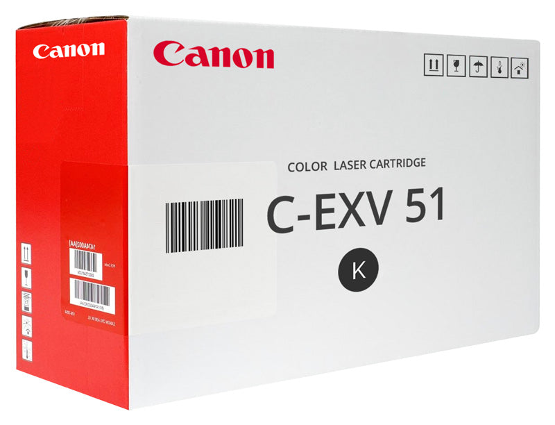 Canon EXV51BK Black Standard Capacity Toner Cartridge 69k pages - 0481C002 - NWT FM SOLUTIONS - YOUR CATERING WHOLESALER