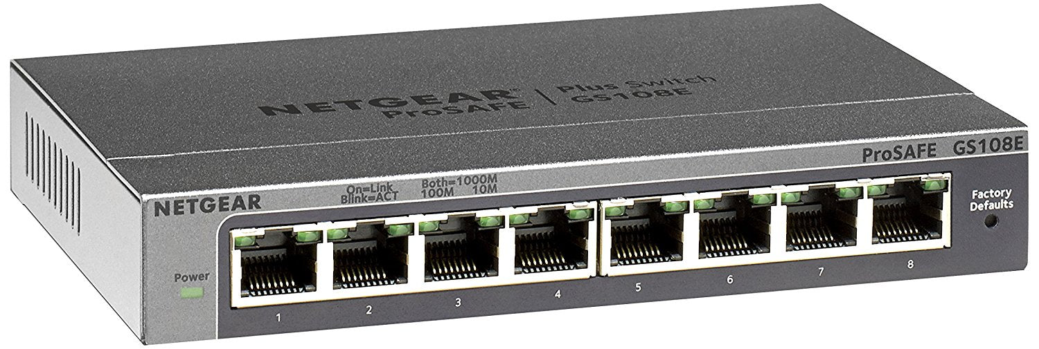 Netgear Unmanaged 8 Port Gigabit Plus Switch - NWT FM SOLUTIONS - YOUR CATERING WHOLESALER