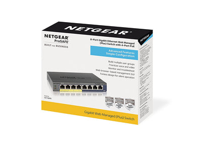 Netgear 8 Port Unmanaged GE POE Plus Switch