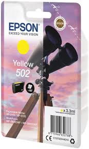 Epson 502 Binoculars Yellow Standard Capacity Ink Cartridge 3ml - C13T02V44010 - NWT FM SOLUTIONS - YOUR CATERING WHOLESALER