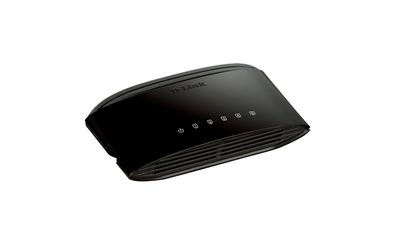 D Link DES 1005DB 5 Port Fast Ethernet Unmanaged Desktop Switch for SOHO