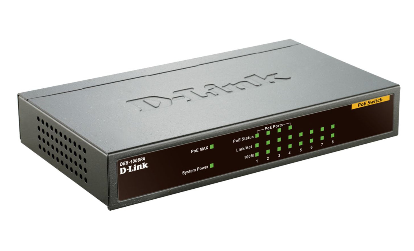 D-Link 8 Port Desktop Switch with 4 PoE Ports