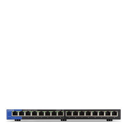 Linksys 1GB Unmanaged PoE 16 Port 125w