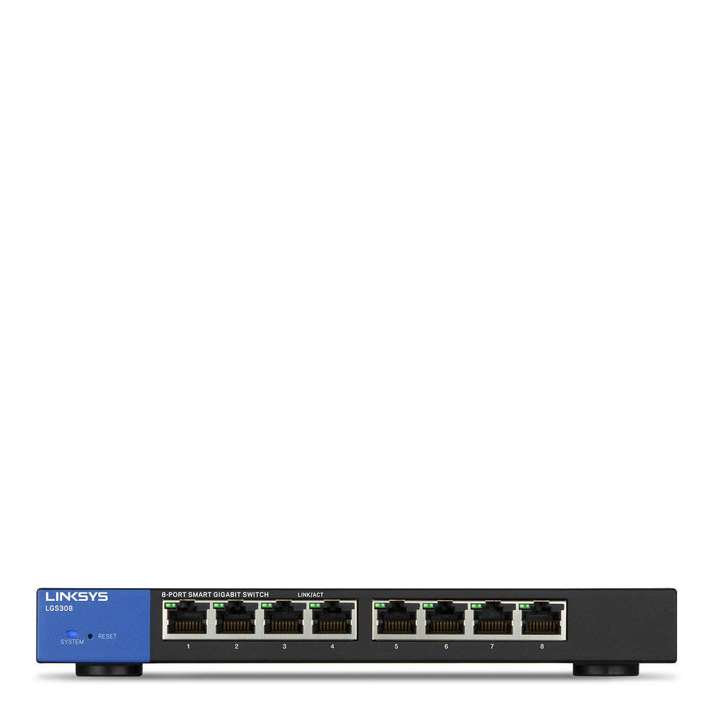 Linksys 1GB Managed 8 Port Smart Switch