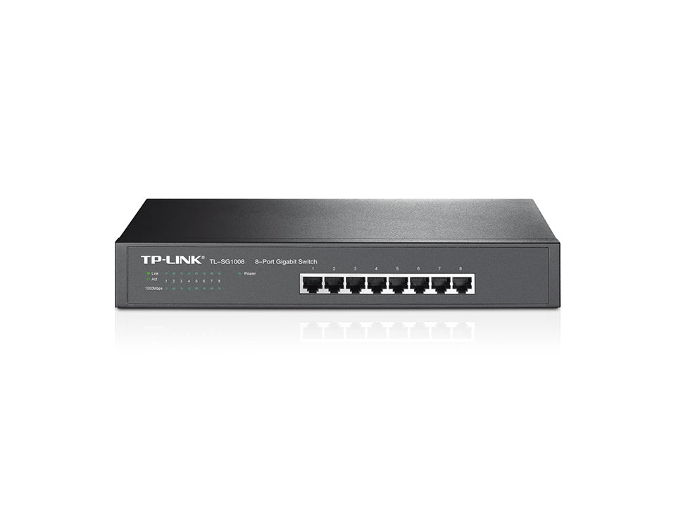 TP Link Unmanaged 8 Port Gigabit Rackmou - NWT FM SOLUTIONS - YOUR CATERING WHOLESALER