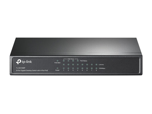 TP Link 8Port Gigabit Unmanaged PoE Switch with - NWT FM SOLUTIONS - YOUR CATERING WHOLESALER