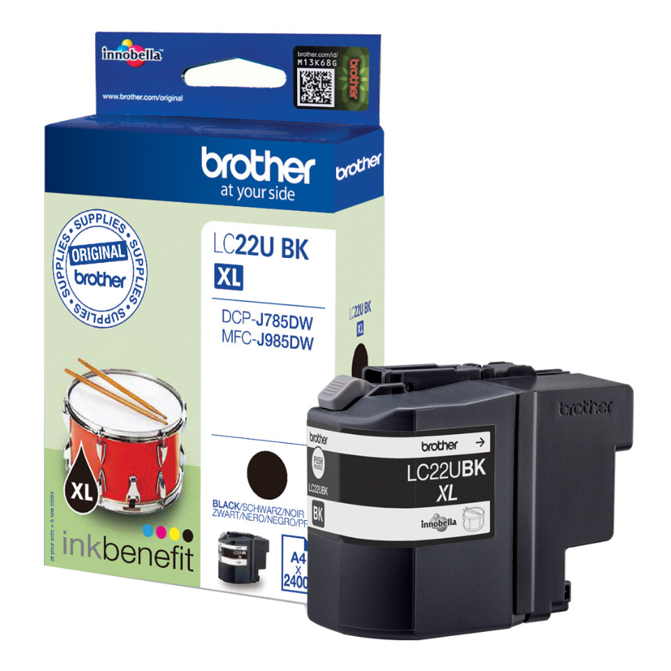 Brother Black Ink Cartridge 58ml - LC22UBK - NWT FM SOLUTIONS - YOUR CATERING WHOLESALER