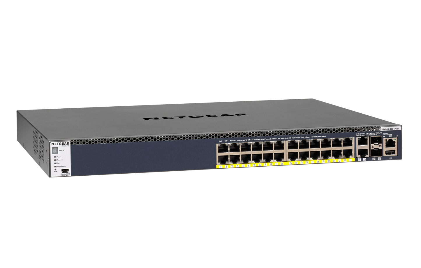 Netgear ProSAFE PoE 28 Port L3 Stackable Switch