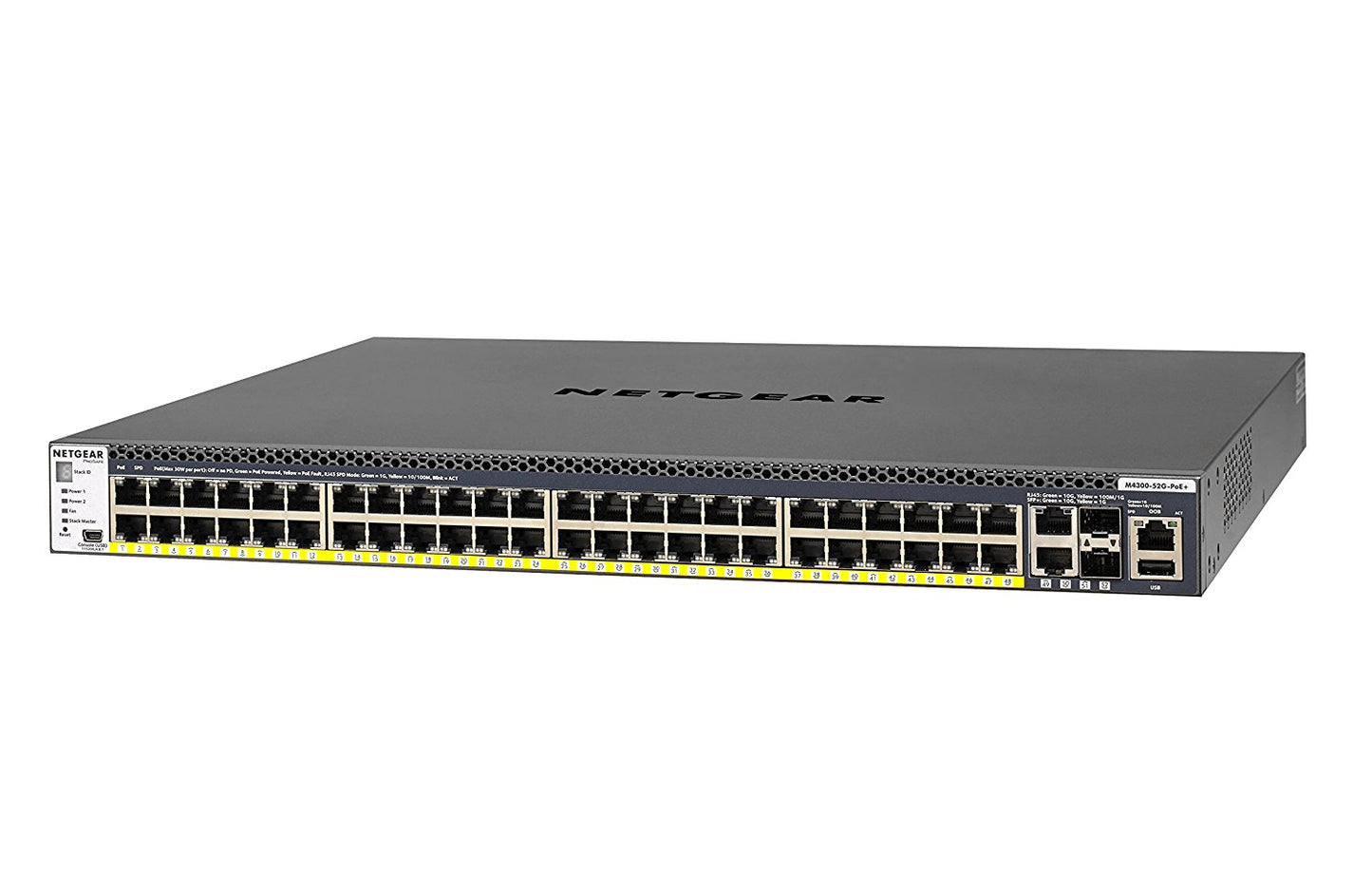 Netgear 48 Port Managed Switch PoE 10G 550W