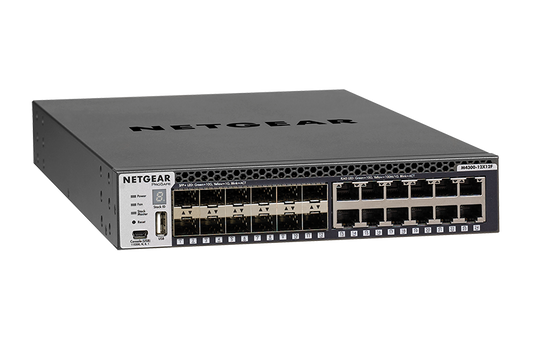 Netgear M4300 12X12F Managed 10G Ethernet Switch - NWT FM SOLUTIONS - YOUR CATERING WHOLESALER