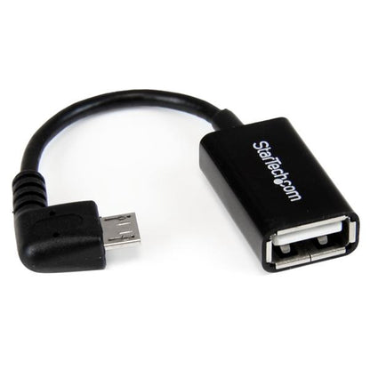 StarTech.com 5in Right Angle Micro USB to USB - NWT FM SOLUTIONS - YOUR CATERING WHOLESALER