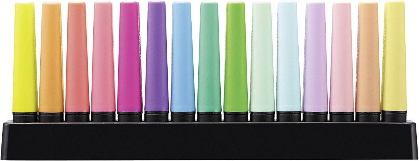 STABILO BOSS ORIGINAL Highlighter Deskset Chisel Tip Assorted Colours (Pack 15) 7015-01-5