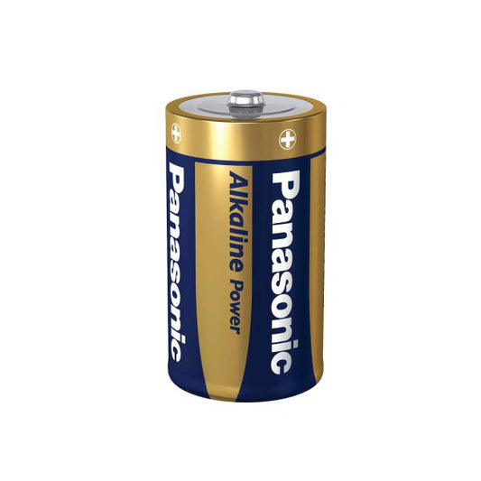Panasonic Bronze Power D Alkaline Batteries (Pack 2) - PANALR20B2-APB - NWT FM SOLUTIONS - YOUR CATERING WHOLESALER