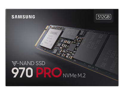 Samsung 512GB 970 PRO PCIe M.2 V-NAND MLC NVMe Internal Solid State Drive