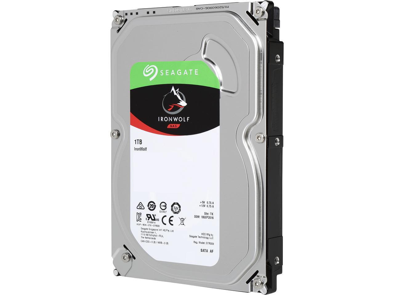 Seagate 1TB IronWolf SATA 3.5 Inch Internal Hard Drive